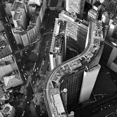 Vistas aéreas de São Paulo